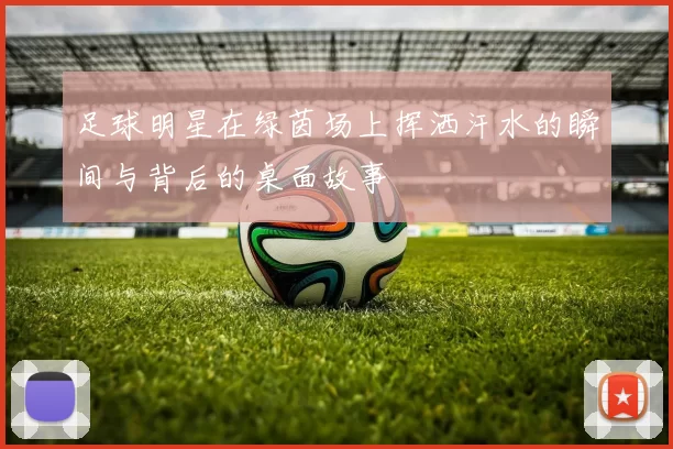 足球明星在绿茵场上挥洒汗水的瞬间与背后的桌面故事